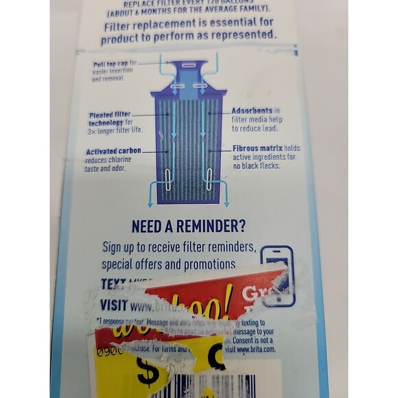 Brita Longlast Water Filter Replacement Filters Pitcher Dispensers 3x Longer New - Picture 10 of 14
